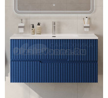 Тумба с раковиной Cezares Duet 100 sapfiro, раковина Cezares CZR-8095-100