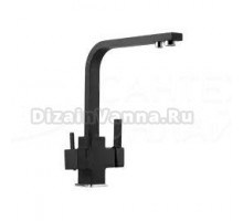 Смеситель для кухни Potato 85-6 P4485-6 матовый черный, хром