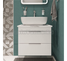 Тумба под раковину со столешницей STWORKI Копенгаген 60 белая, матовая белая