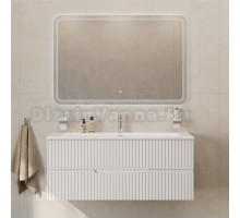 Мебель для ванной комнаты Cezares Duet 120 bianco lucido, раковина Cezares CZR-8073-120