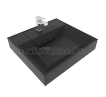 Мебельная раковина Versalia, Monica 55 Black Matt