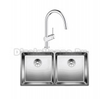 Комплект Мойка Blanco Andano 400/400-IF + Смеситель Grohe Minta 3291800E хром