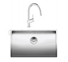 Комплект Мойка Blanco Claron 700-U + Смеситель Grohe Minta 3291800E хром