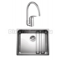 Комплект Мойка Blanco Etagon 500-IF + Смеситель Grohe Euroeco 32752000