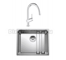 Комплект Мойка Blanco Etagon 500-U + Смеситель Grohe Minta 3291800E хром