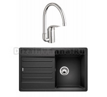 Комплект Мойка Blanco Legra 45 S антрацит + Смеситель Grohe Euroeco 32752000