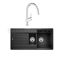 Комплект Мойка Blanco Legra 6 S антрацит + Смеситель Grohe Minta 3291800E хром