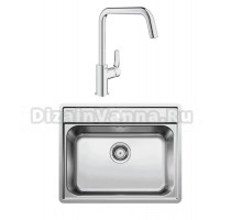 Комплект Мойка Blanco Lemis 6-IF 525108 + Смеситель Grohe Eurosmart 30567000