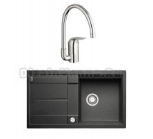 Комплект Мойка Blanco Metra 5S 513044 антрацит + Смеситель Grohe Euroeco 32752000