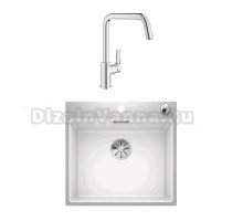 Комплект Мойка Blanco Subline 500-IF/A белая + Смеситель Grohe Eurosmart 30567000