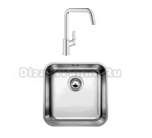 Комплект Мойка Blanco Supra 400-U + Смеситель Grohe Eurosmart 30567000