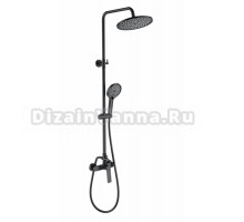Душевая стойка Wonzon & Woghand WW-B3200-MB матовая черная
