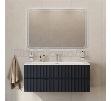 Мебель для ванной комнаты Cezares Duet 120 grafito, раковина Cezares CZR-8073-120