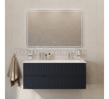 Мебель для ванной комнаты Cezares Duet 120 grafito, раковина Cezares CZR-8073-120-1-2