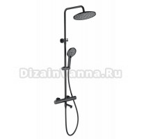 Душевая стойка Wonzon & Woghand WW-B3069-MB матовая черная