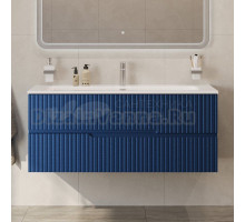 Тумба с раковиной Cezares Duet 120 sapfiro, раковина Cezares CZR-8073-120