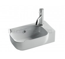 Раковина маленькая в туалет Ceramicanova Element CN6074L белый глянцевый