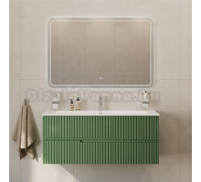 Мебель для ванной комнаты Cezares Duet 120 фисташковый софт, раковина Cezares CZR-8073-120