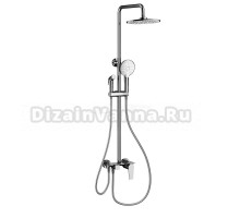 Душевая стойка Wonzon & Woghand WW-A30874-CR с гигиеническим душем, хром