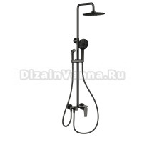 Душевая стойка Wonzon & Woghand WW-A30874-BGG с гигиеническим душем, темный графит