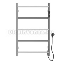 Полотенцесушитель электрический Wonzon & Woghand WW-AL405-BR брашированный никель