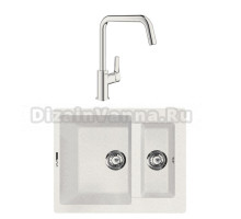Комплект Мойка Lava D1.LAT latte + Смеситель Grohe Eurosmart 30567000