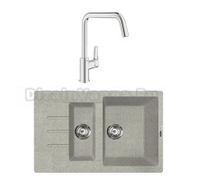 Комплект Мойка Lava D2.SCA scandic + Смеситель Grohe Eurosmart 30567000