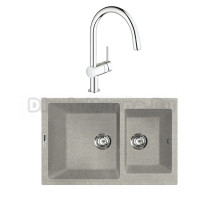 Комплект Мойка Lava D3.SCA scandic + Смеситель Grohe Minta 3291800E хром
