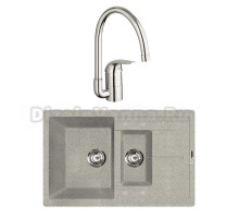 Комплект Мойка Lava D4.SCA scandic + Смеситель Grohe Euroeco 32752000