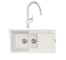 Комплект Мойка Lava D5.LAT latte + Смеситель Grohe Minta 3291800E хром