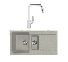 Комплект Мойка Lava D5.SCA scandic + Смеситель Grohe Eurosmart 30567000