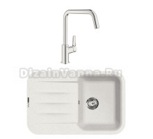 Комплект Мойка Lava L11.LAT latte + Смеситель Grohe Eurosmart 30567000