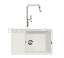 Комплект Мойка Lava L8.LAT latte + Смеситель Grohe Eurosmart 30567000