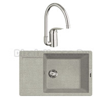 Комплект Мойка Lava L8.SCA scandic + Смеситель Grohe Euroeco 32752000