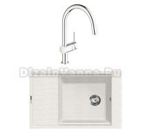 Комплект Мойка Lava L9.LAT latte + Смеситель Grohe Minta 3291800E хром