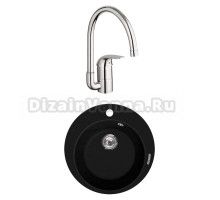 Комплект Мойка Lava R1 + Смеситель Grohe Euroeco 32752000