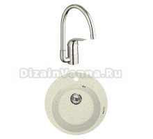 Комплект Мойка Lava R1 vanilla + Смеситель Grohe Euroeco 32752000