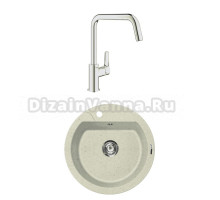 Комплект Мойка Lava R3 vanilla + Смеситель Grohe Eurosmart 30567000