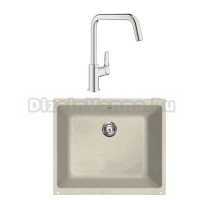 Комплект Мойка Lava U1 crema + Смеситель Grohe Eurosmart 30567000