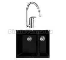 Комплект Мойка Lava U2 + Смеситель Grohe Euroeco 32752000