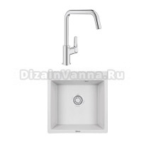 Комплект Мойка Granula 5102, арктик + Смеситель Grohe Eurosmart 30567000