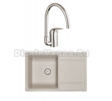Комплект Мойка Granula 7804, пирит + Смеситель Grohe Euroeco 32752000