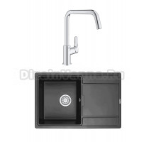 Комплект Мойка Granula 7804, турмалин + Смеситель Grohe Eurosmart 30567000