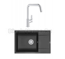 Комплект Мойка Granula 7805, турмалин + Смеситель Grohe Eurosmart 30567000