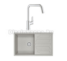 Комплект Мойка Granula 8601, базальт + Смеситель Grohe Eurosmart 30567000