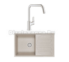 Комплект Мойка Granula 8601, пирит + Смеситель Grohe Eurosmart 30567000