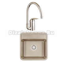 Комплект Мойка Granula Standart 5001, бежевый + Смеситель Grohe Euroeco 32752000