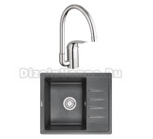 Комплект Мойка Granula Standart 5803, графит + Смеситель Grohe Euroeco 32752000