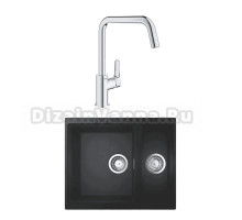 Комплект Мойка Grohe K500 31648AP0 + Смеситель Eurosmart 30567000