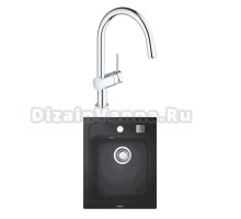 Комплект Мойка Grohe K700 31650AP0 + Смеситель Minta 3291800E хром